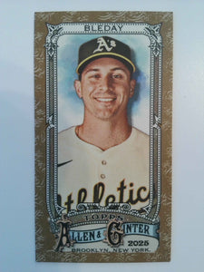 2025 Topps Allen & Ginter Baseball Mini Gold Border JJ Bleday #166
