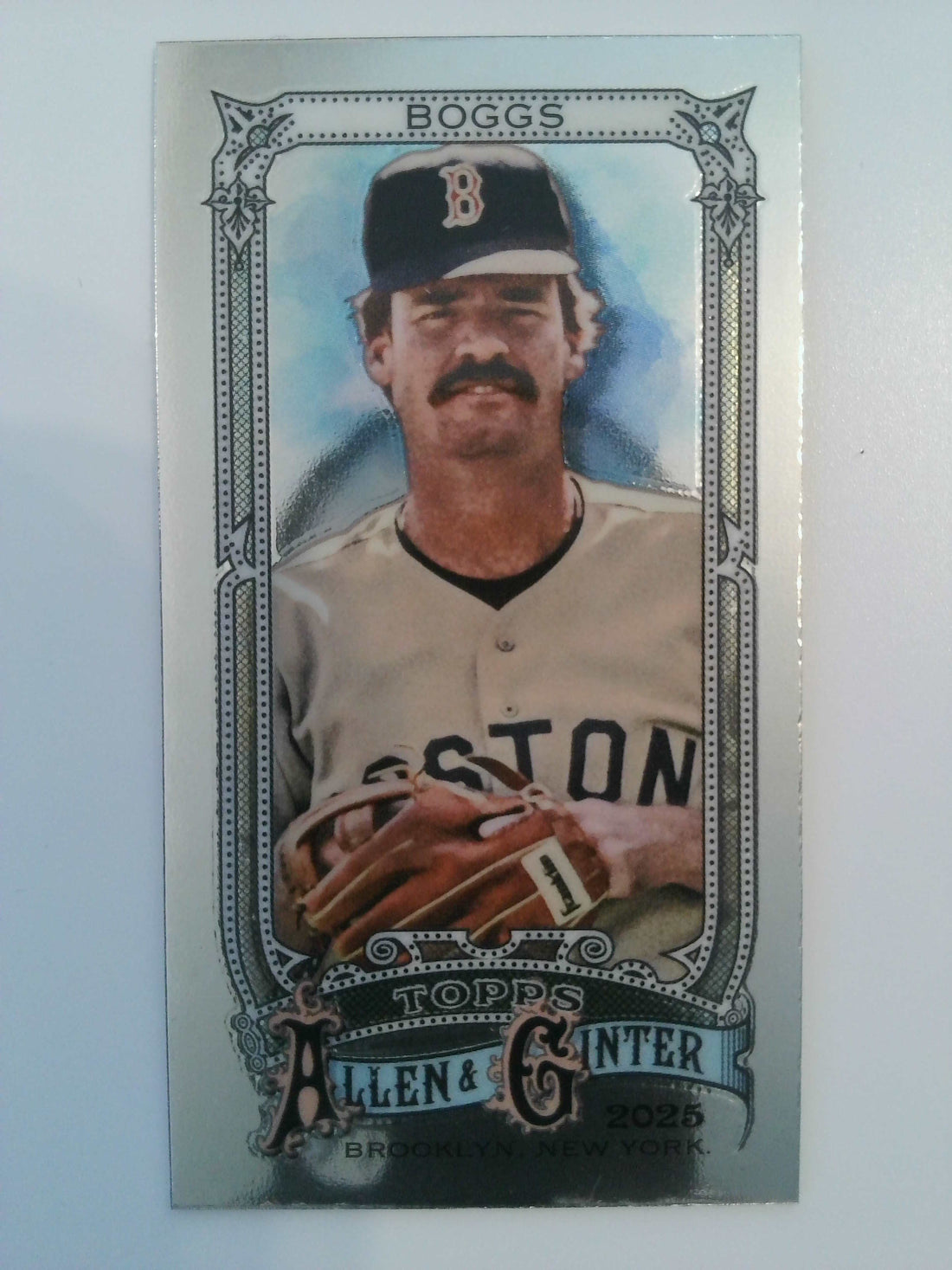 2025 Topps Allen & Ginter Baseball Chrome Mini Wade Boggs #67