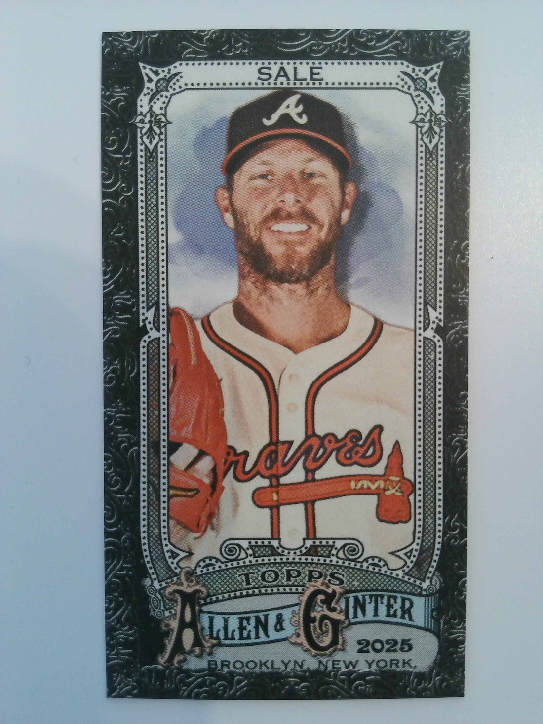 2025 Topps Allen & Ginter Baseball Mini Black Border Austin Riley #47