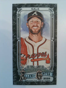 2025 Topps Allen & Ginter Baseball Mini Black Border Austin Riley #47