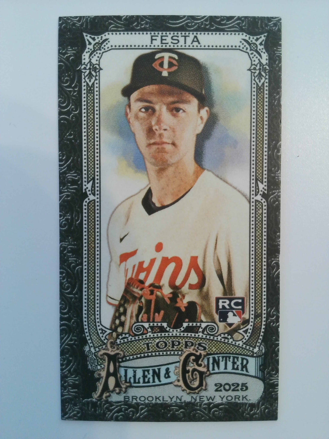 2025 Topps Allen & Ginter Baseball Mini Black Border David Festa #249 Rookie