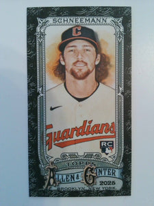 2025 Topps Allen & Ginter Baseball Mini Black Border Daniel Schneemann #233 RC