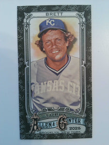 2025 Topps Allen & Ginter Baseball Mini Black Border George Brett #308