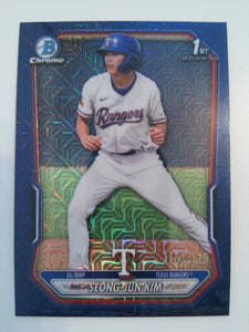 2026 Bowman Chrome Prospects Mojo Navy Refractor 152/175 Seong-Jun Kim #BCP-151