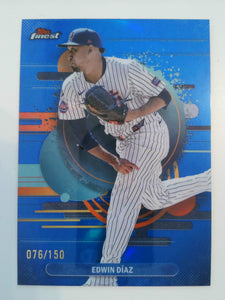 2025 Finest Baseball Blue Refractors 076/150 Edwin Díaz #149