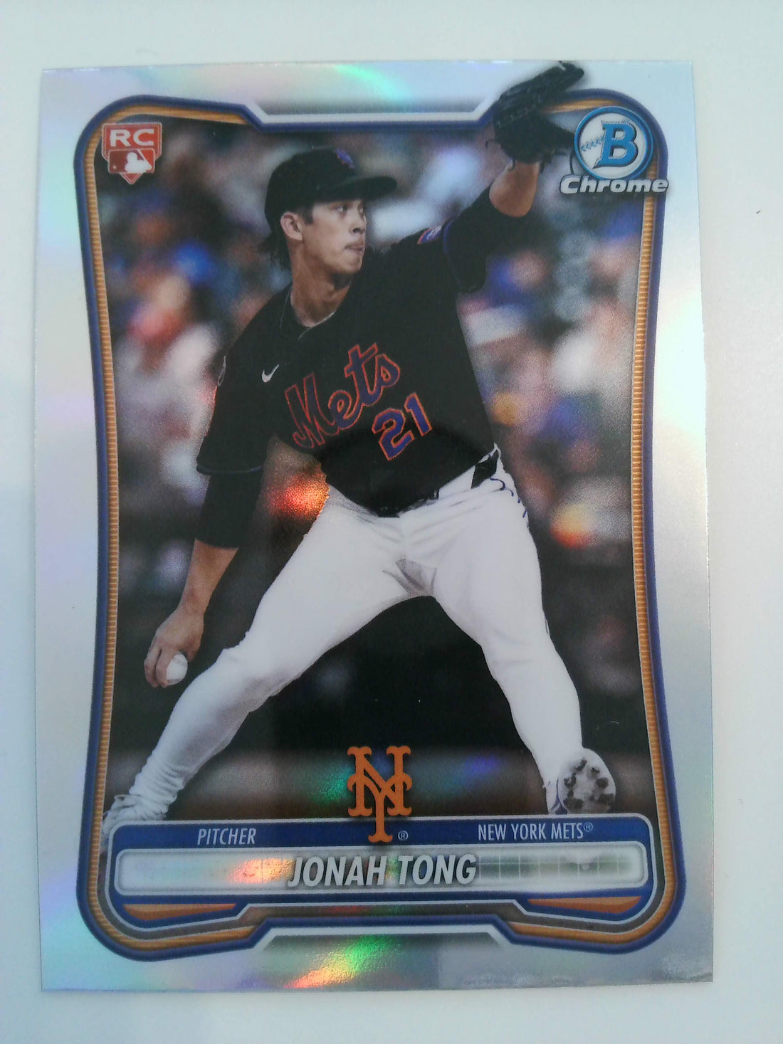 2026 Bowman Baseball Rookie Red RC Logo Jonah Tong #65 Rookie