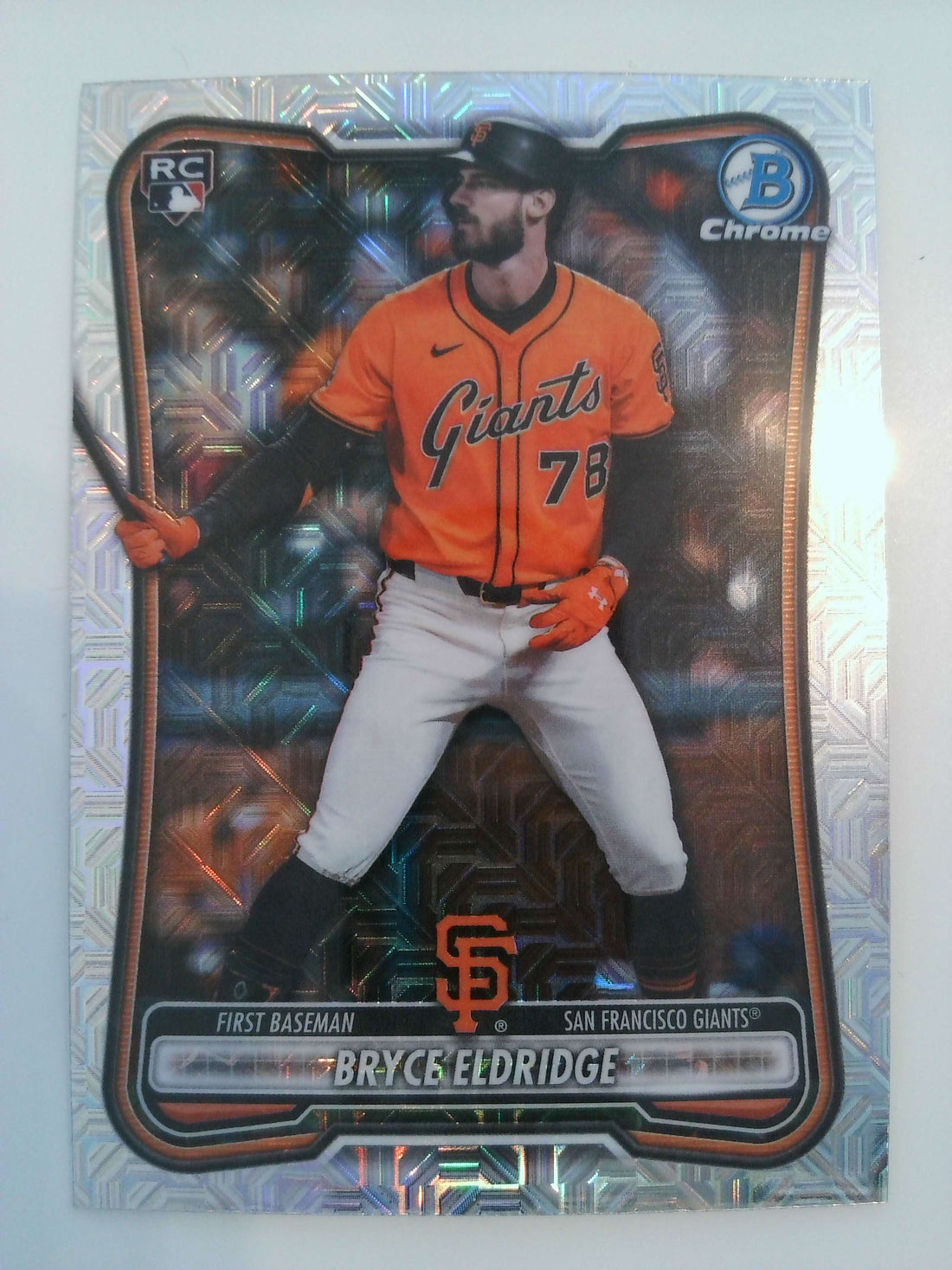 2026 Bowman Baseball Chrome Mojo Refractors Bryce Eldridge #58 Rookie