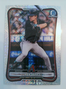 2026 Bowman Baseball Chrome Mojo Refractors Corbin Carroll #80