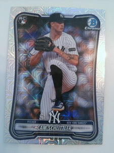 2026 Bowman Baseball Chrome Mojo Refractors Cam Schlittler #53 Rookie