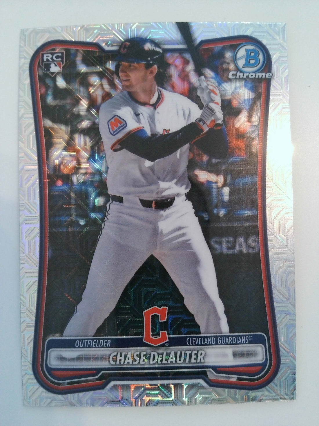 2026 Bowman Baseball Chrome Mojo Refractors Chase DeLauter #37 Rookie