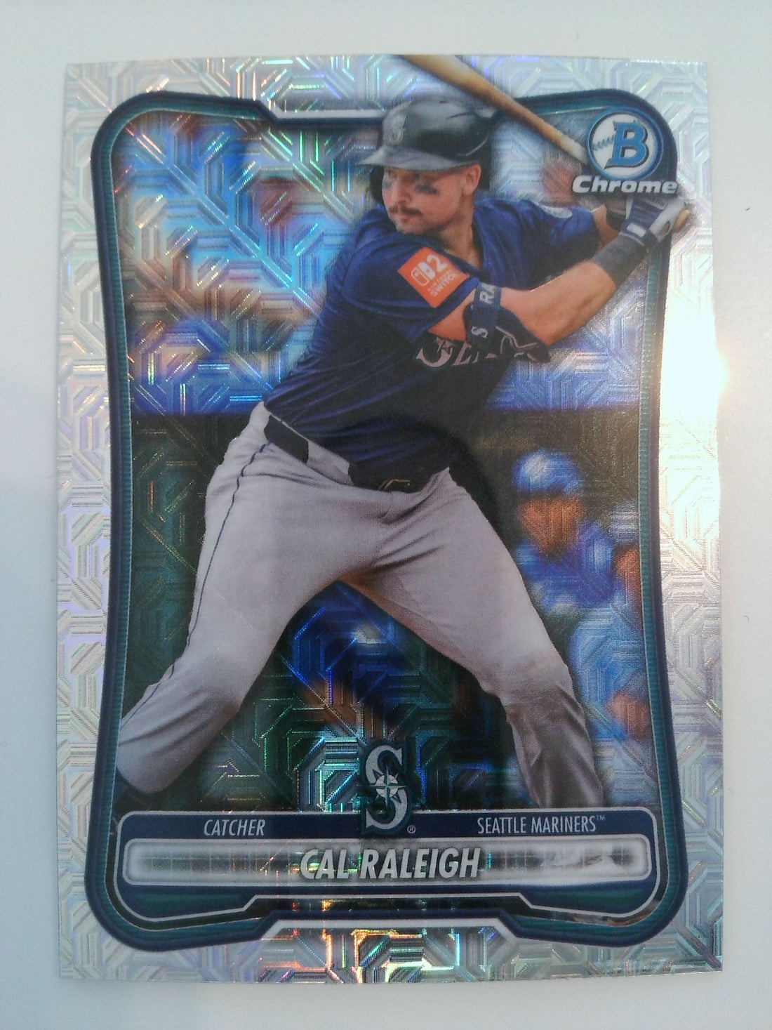 2026 Bowman Baseball Chrome Mojo Refractors Cal Raleigh #13