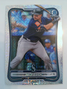 2026 Bowman Baseball Chrome Mojo Refractors Cal Raleigh #13