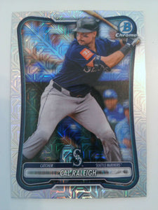 2026 Bowman Baseball Chrome Mojo Refractors Cal Raleigh #13