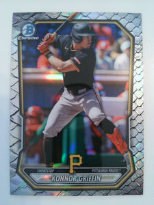 2026 Bowman Baseball Chrome Prospects Reptilian Refractor Konnor Griffin #BCP-92