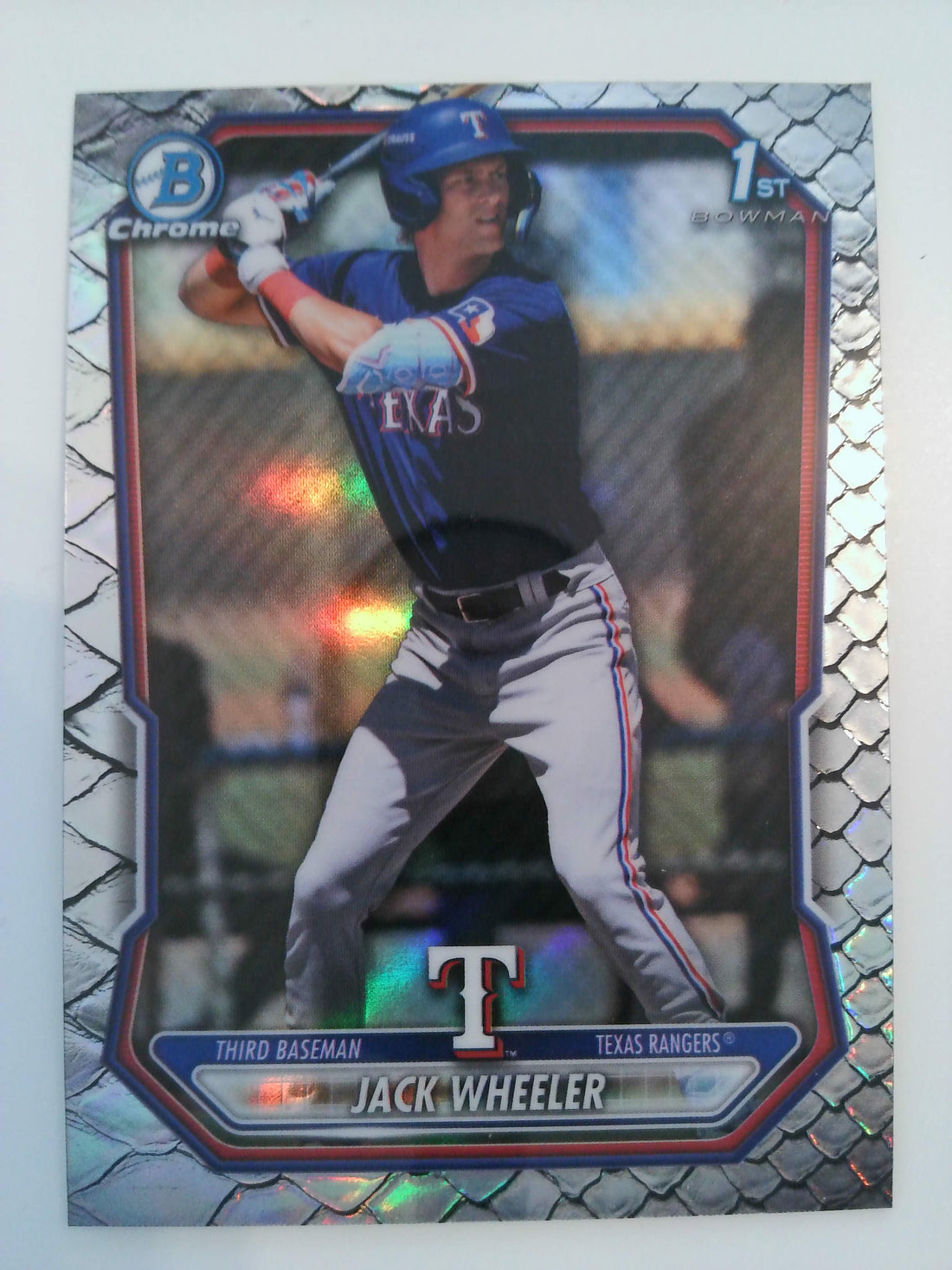 2026 Bowman Baseball Chrome Prospects Reptilian Refractor Jack Wheeler #BCP-74