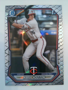 2026 Bowman Baseball Chrome Prospects Reptilian Refractor Marek Houston #BCP-16