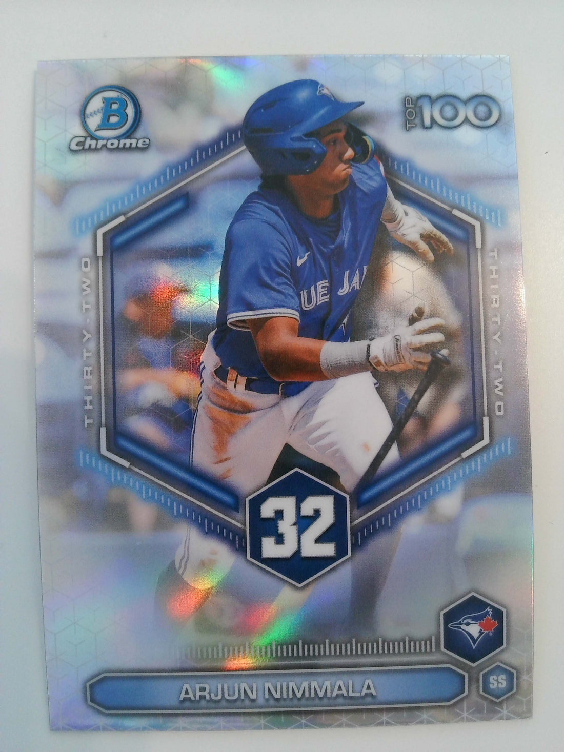 2026 Bowman Baseball Bowman Scouts' Top 100 Arjun Nimmala #BTP-32