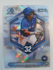 2026 Bowman Baseball Bowman Scouts' Top 100 Arjun Nimmala #BTP-32