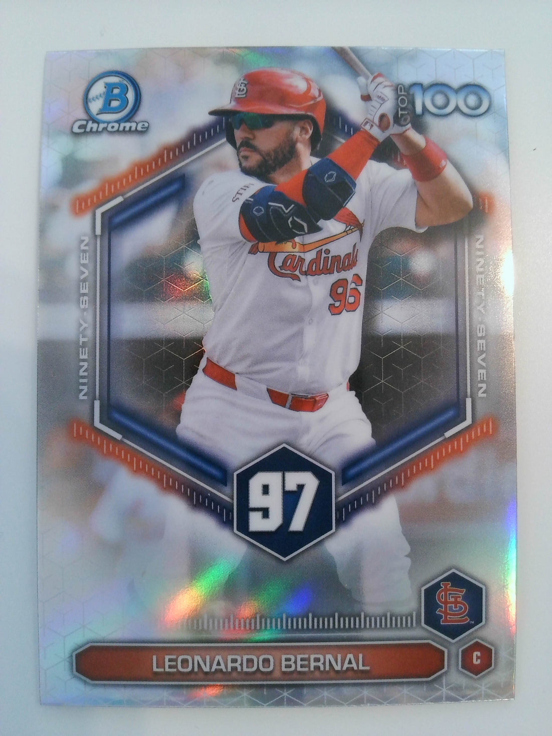 2026 Bowman Baseball Bowman Scouts' Top 100 Leonardo Bernal #BTP-97