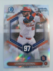 2026 Bowman Baseball Bowman Scouts' Top 100 Leonardo Bernal #BTP-97