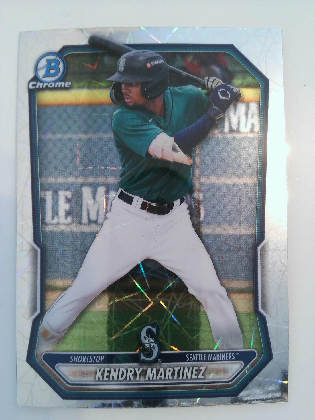 2026 Bowman Baseball Chrome Prospects Lazer Refractor Kendry Martinez #BCP-89