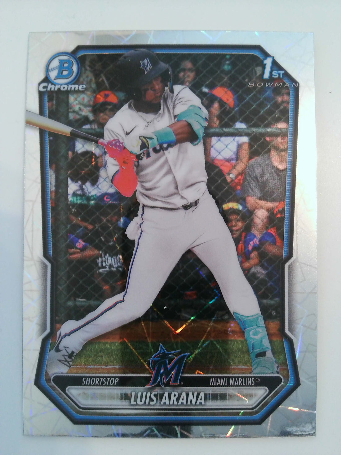 2026 Bowman Baseball Chrome Prospects Lazer Refractor Luis Arana #BCP-72