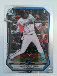2026 Bowman Baseball Chrome Prospects Lazer Refractor Luis Arana #BCP-72