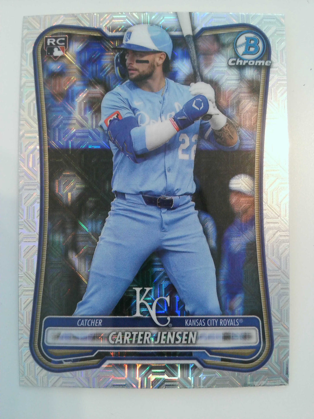 2026 Bowman Baseball Chrome Mojo Refractors Carter Jensen #66 Rookie