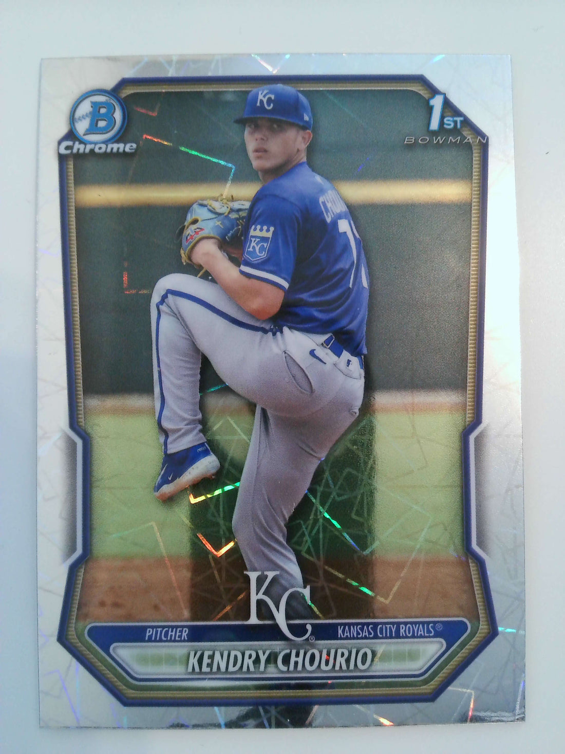 2026 Bowman Baseball Chrome Prospects Lazer Refractor Kendry Chourio #BCP-7