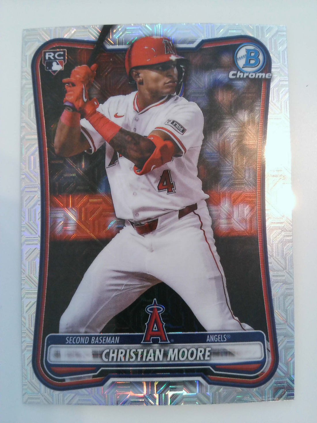 2026 Bowman Baseball Chrome Mojo Refractors Christian Moore #99 Rookie