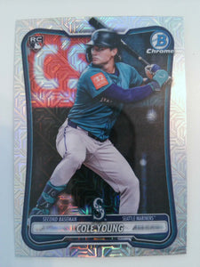2026 Bowman Baseball Chrome Mojo Refractors Cole Young #78 Rookie