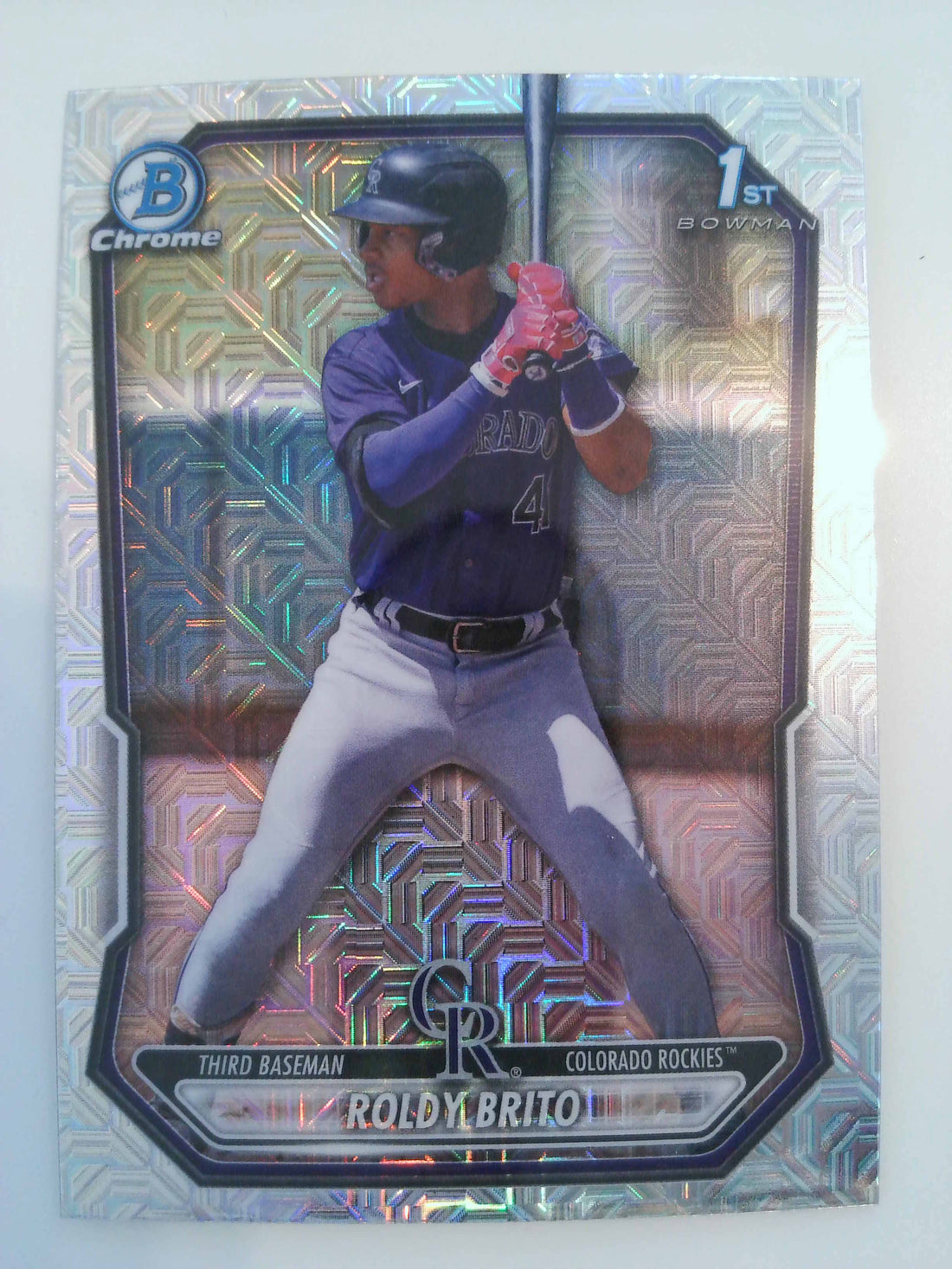 2026 Bowman Baseball Chrome Prospects Mojo Refractor Roldy Brito #BCP-21