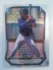 2026 Bowman Baseball Chrome Prospects Mojo Refractor Roldy Brito #BCP-21