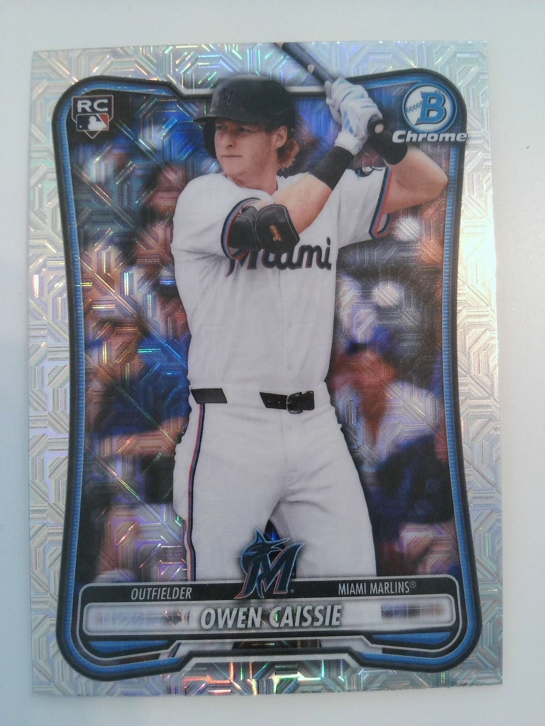 2026 Bowman Baseball Chrome Mojo Refractors Owen Caissie #62 Rookie