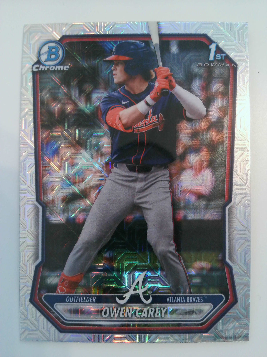 2026 Bowman Baseball Chrome Prospects Mojo Refractor Owen Carey #BCP-69