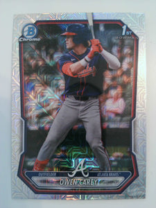 2026 Bowman Baseball Chrome Prospects Mojo Refractor Owen Carey #BCP-69