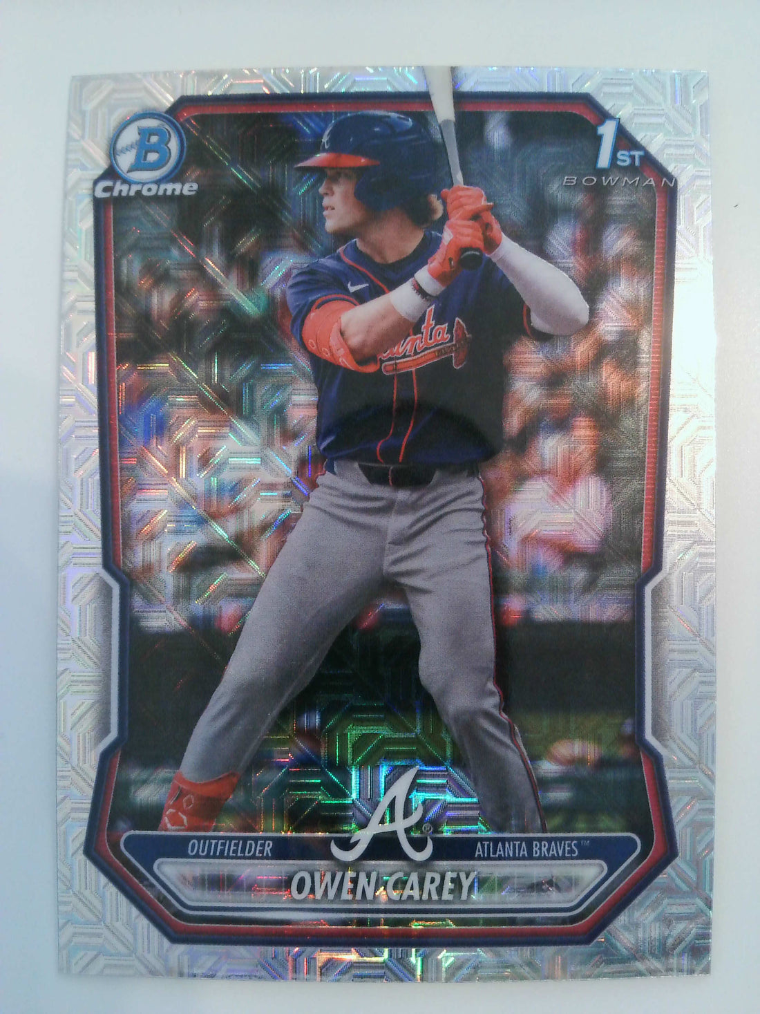 2026 Bowman Baseball Chrome Prospects Mojo Refractor Owen Carey #BCP-69