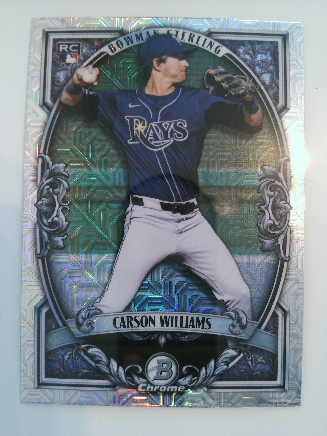 2026 Bowman Baseball Bowman Sterling Mojo Refractors Carson Williams #BST-15