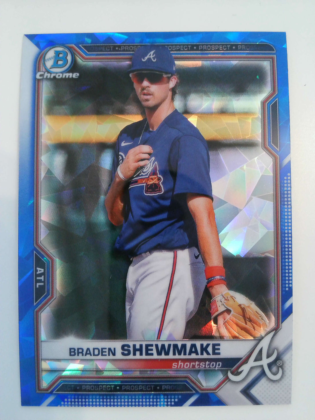 2021 Bowman Sapphire Edition Baseball Braden Shewmake #BCP-48