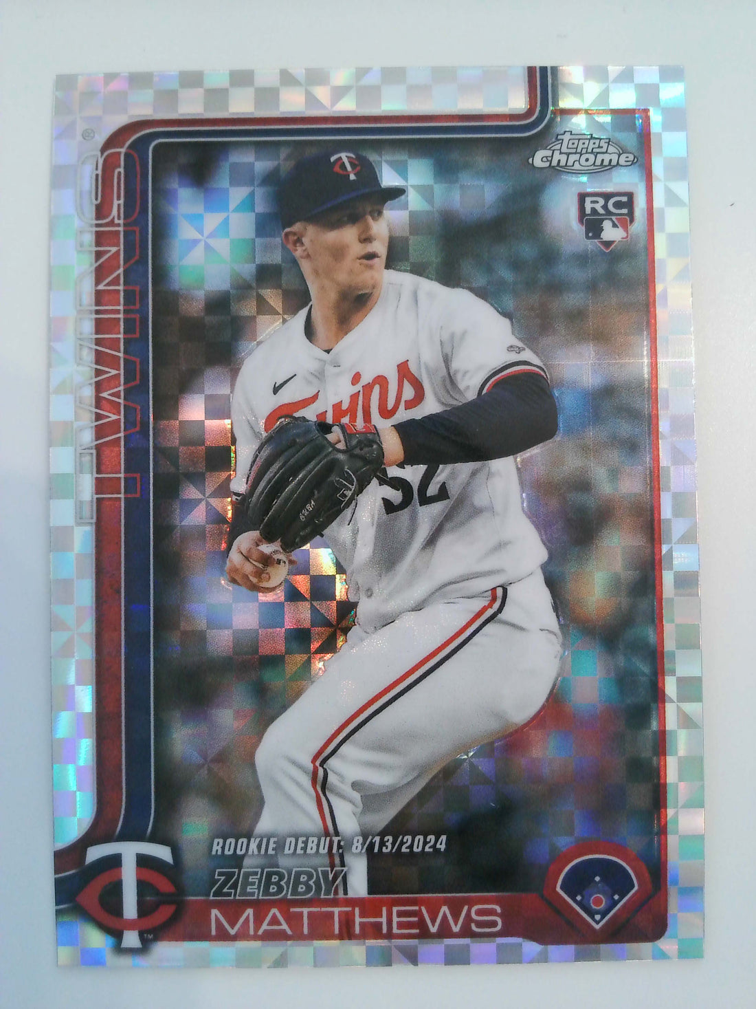 2025 Topps Chrome Update Baseball X-Fractors Zebby Matthews #USC171