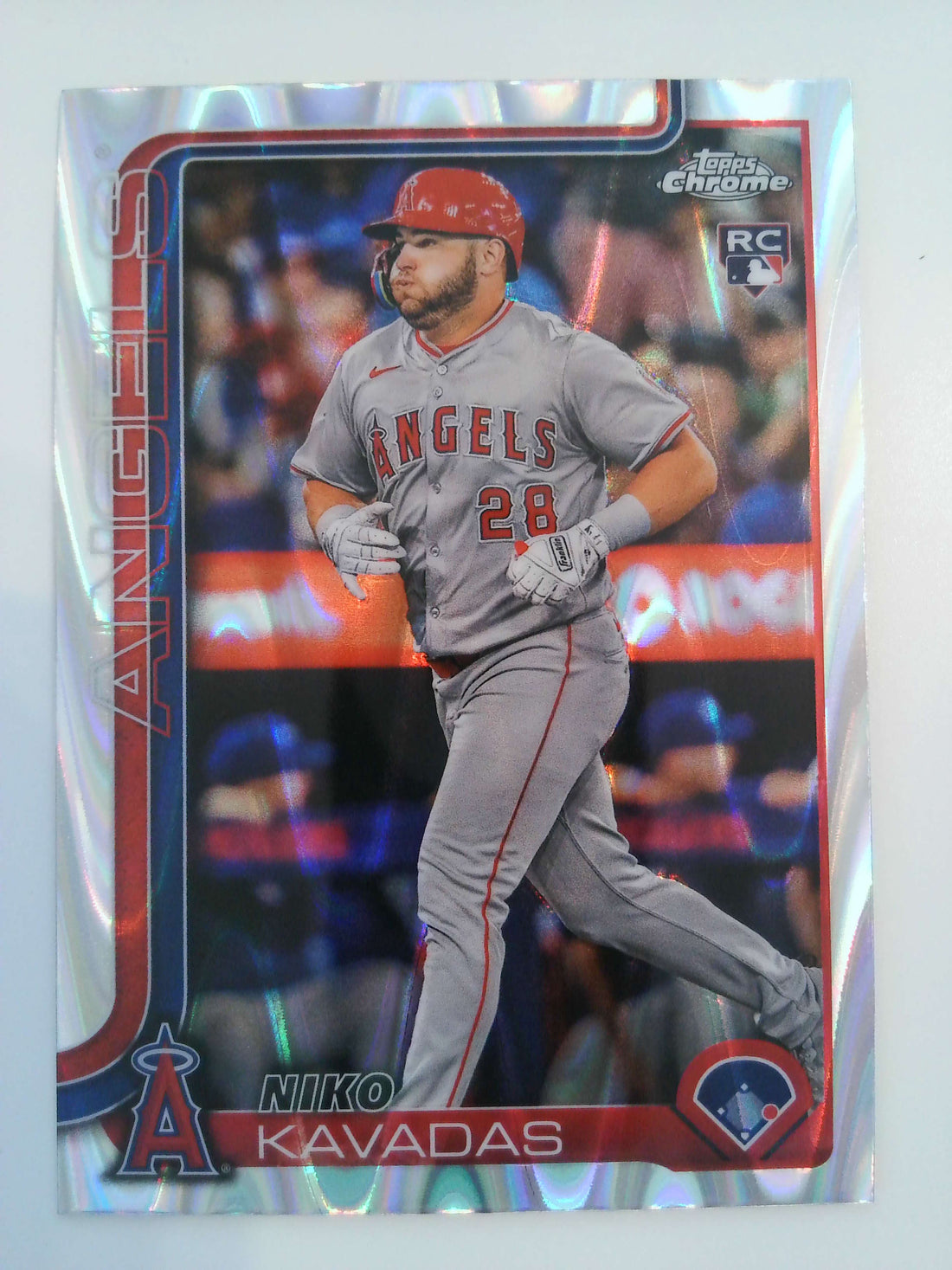 2025 Topps Chrome Baseball RayWave Refractors Niko Kavadas #20 Rookie