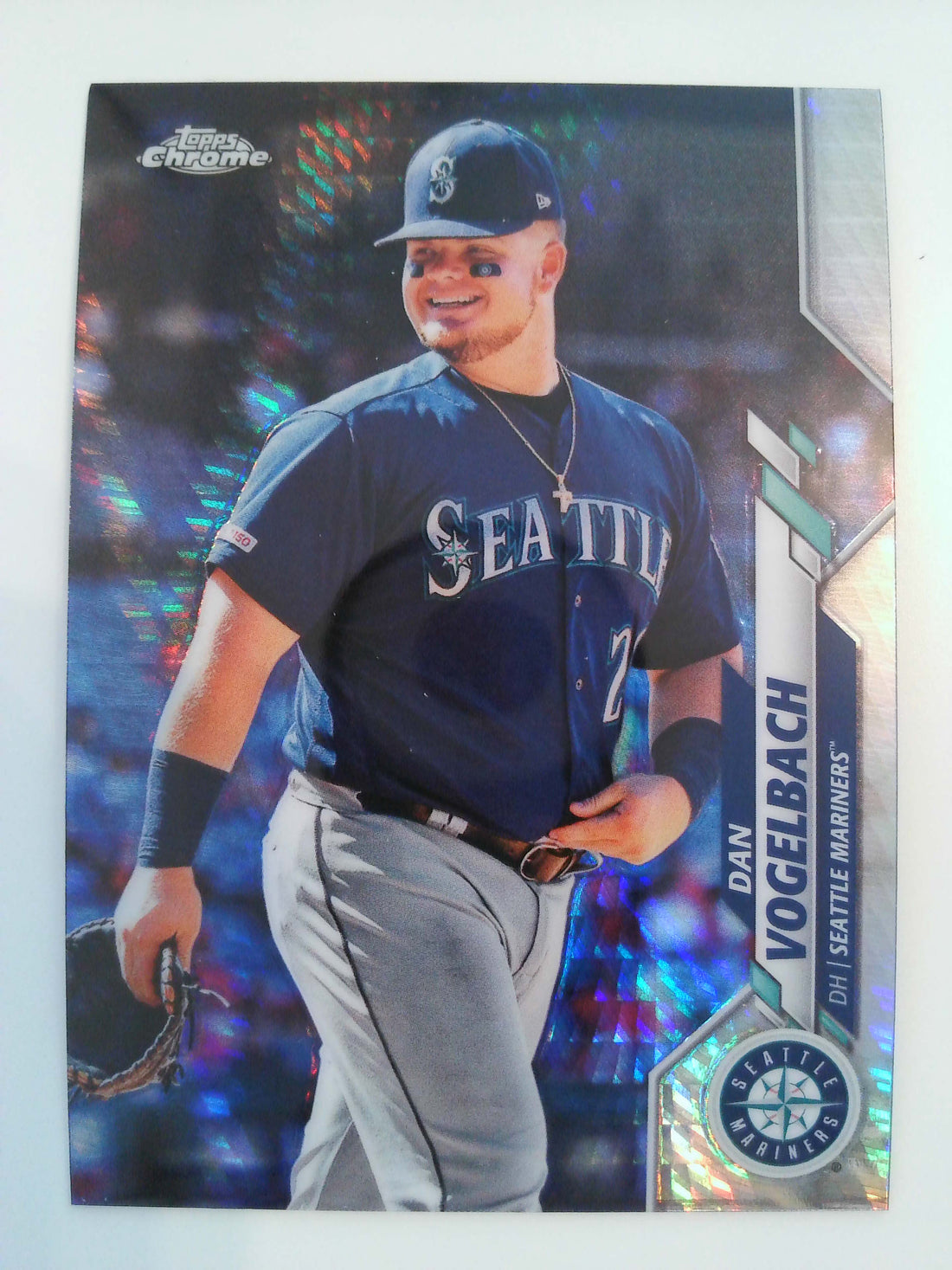 2020 Topps Chrome Baseball Prism Refractor Dan Vogelbach #30