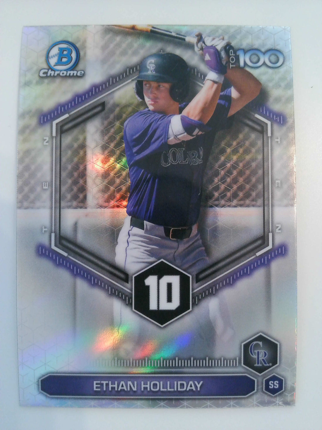 2026 Bowman Baseball Bowman Scouts' Top 100 Ethan Holliday #BTP-10