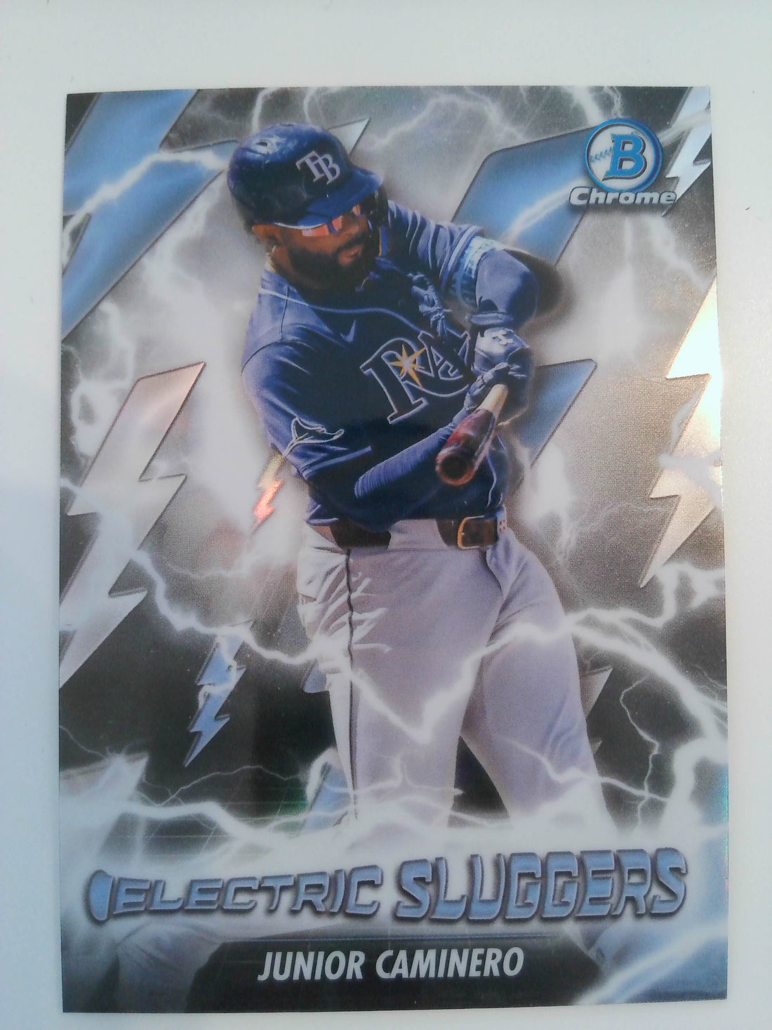 2026 Bowman Baseball Electric Sluggers Junior Caminero #ES-4