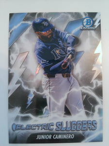 2026 Bowman Baseball Electric Sluggers Junior Caminero #ES-4