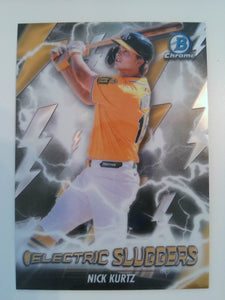 2026 Bowman Baseball Electric Sluggers Nick Kurtz #ES-22