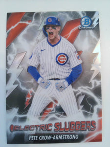 2026 Bowman Baseball Electric Sluggers Pete Crow-Armstrong #ES-24
