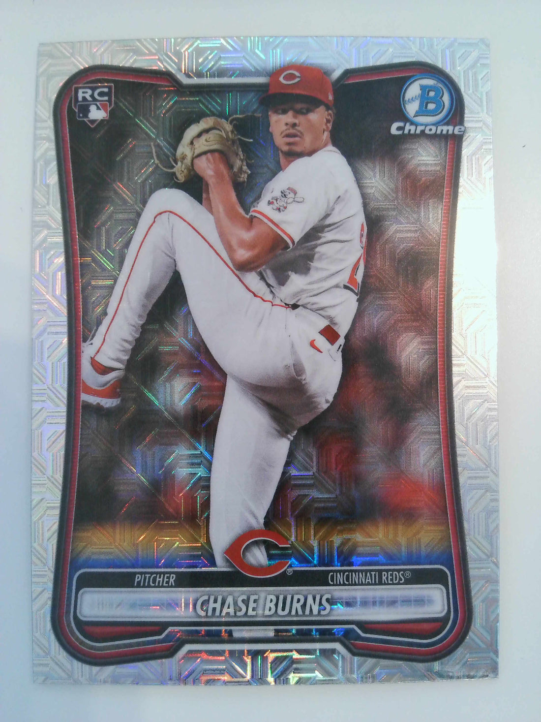 2026 Bowman Baseball Chrome Mojo Refractors Chase Burns #3 Rookie