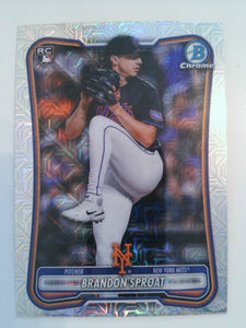 2026 Bowman Baseball Chrome Mojo Refractors Brandon Sproat #33 Rookie