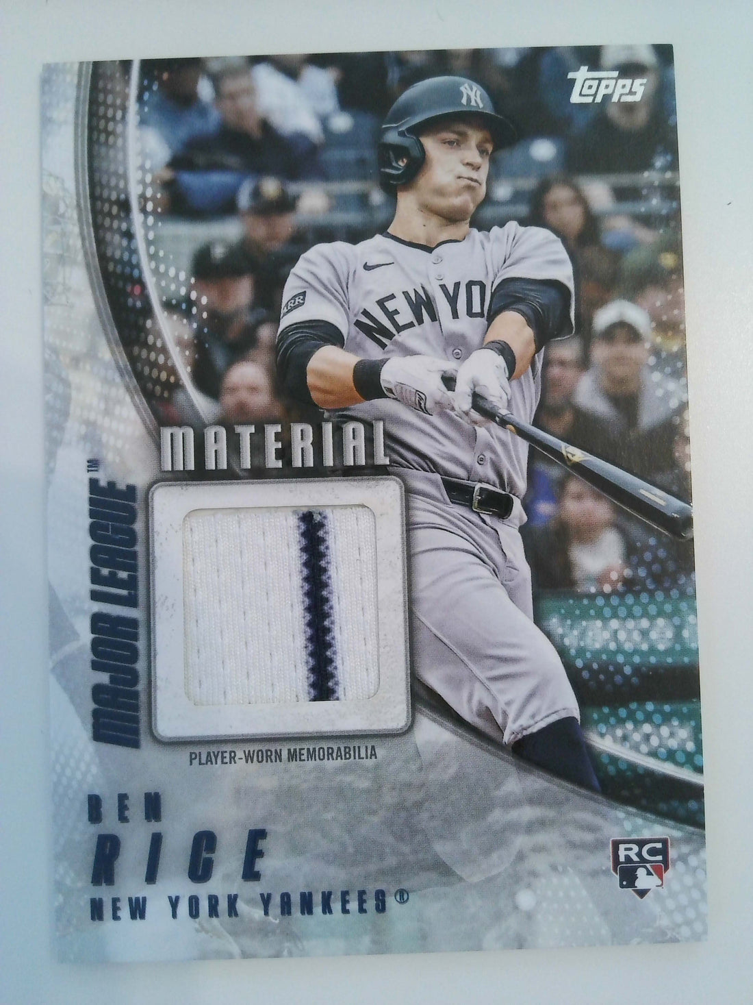 2025 Topps Update Baseball Major League Materials Ben Rice #MMU-BR